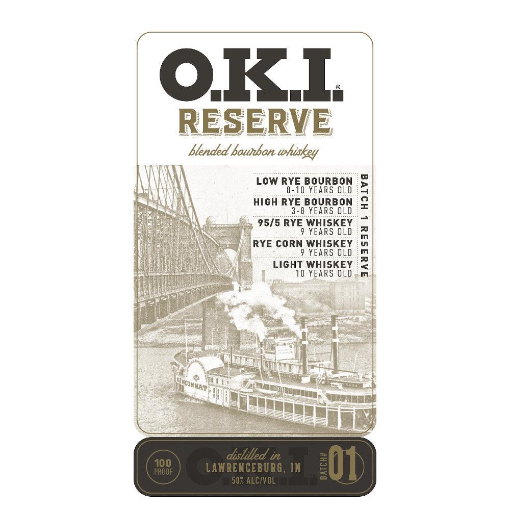 O.K.I. Reserve Blended Bourbon Whiskey | Free Shipping on orders $400+