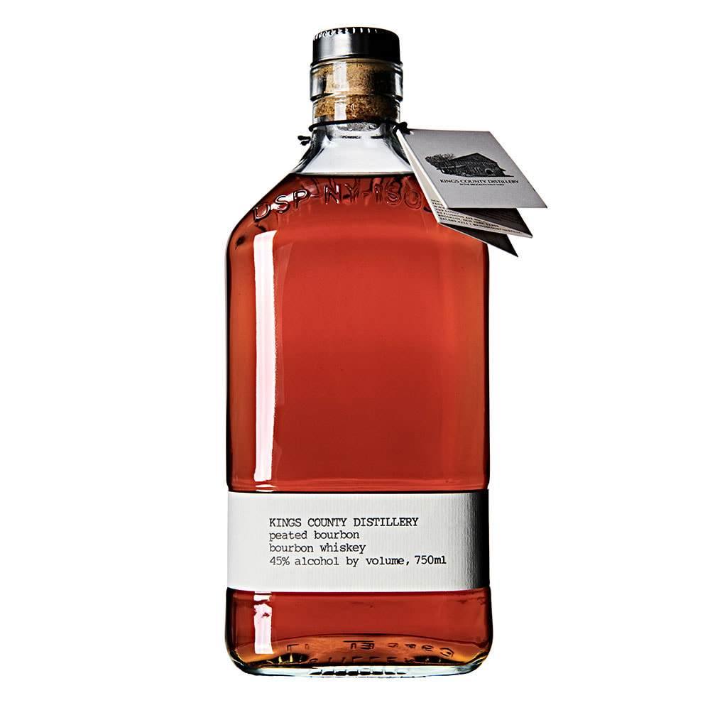 Kings County Distillery Peated Bourbon Whiskey | Free Shipping on orders $400+