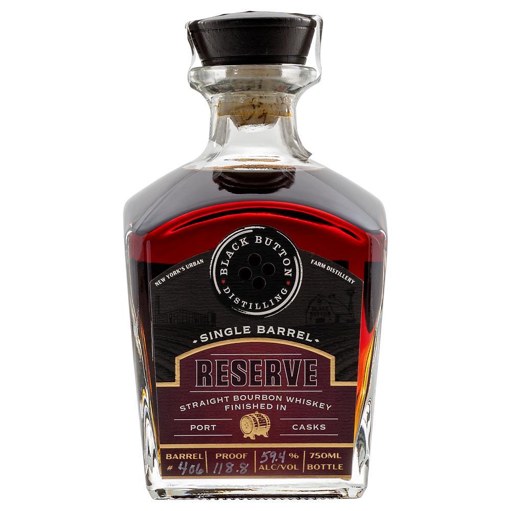 Black Button Distilling Single Barrel Straight Bourbon Whiskey Finished in Port Casks | Free Shipping on orders $400+