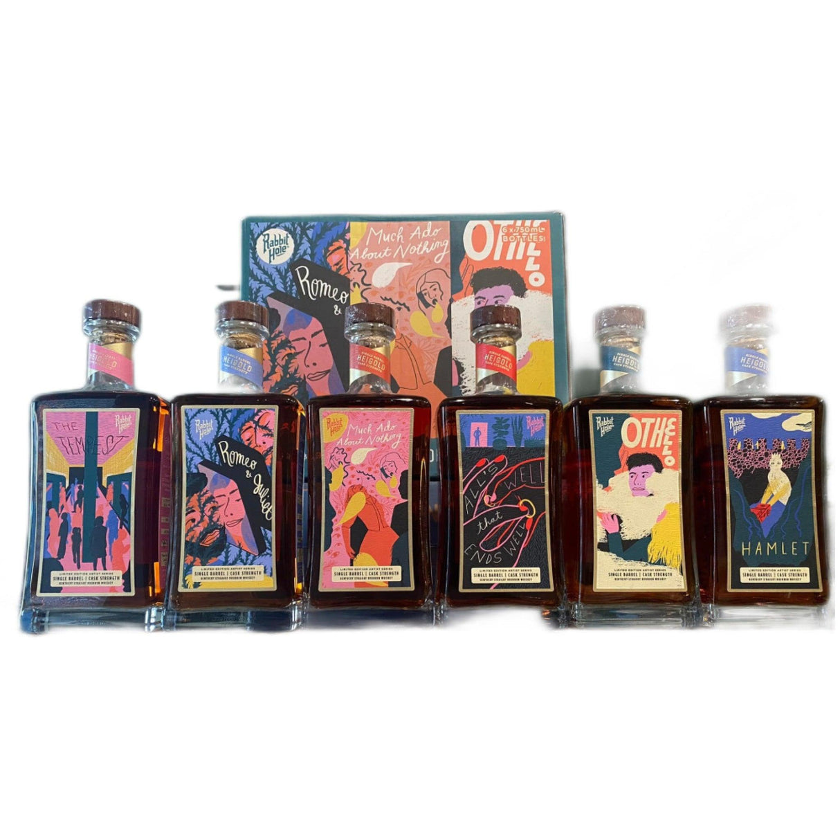 Rabbit Hole Heigold 2022 Single Barrel Cask Strength Kentucky Straight Bourbon Set (6 bottles) | Free Shipping on orders $400+