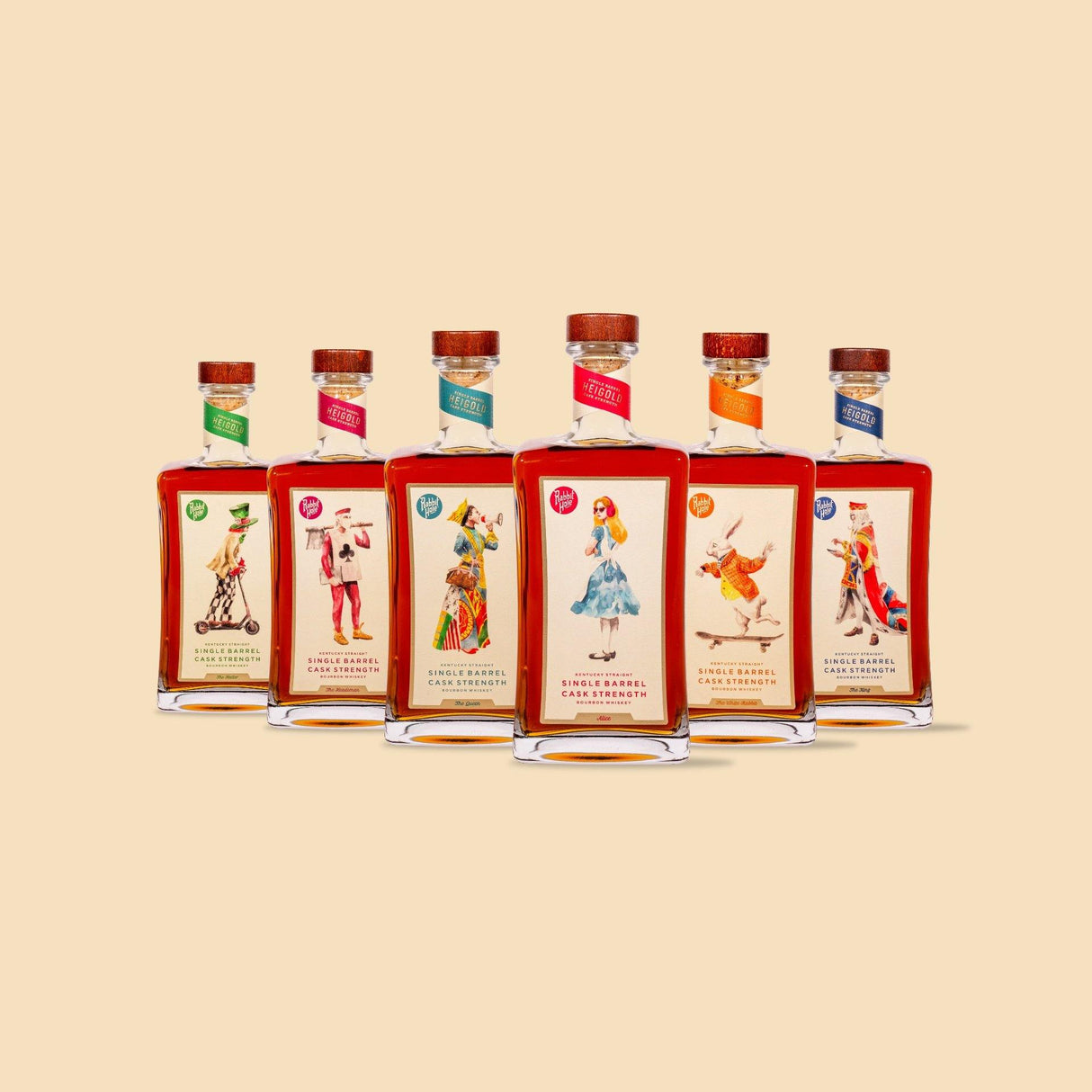 Rabbit Hole Heigold 2021 Single Barrel Cask Strength Kentucky Straight Bourbon Set (6 bottles) | Free Shipping on orders $400+