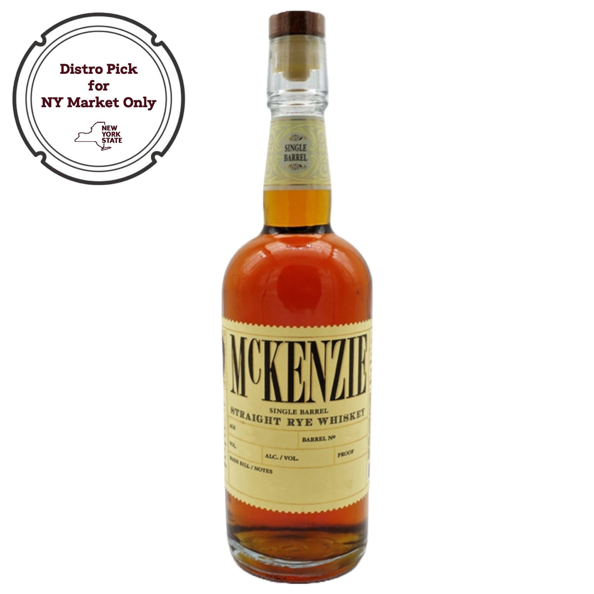 McKenzie Single Barrel Rye | Free Shipping on orders $400+