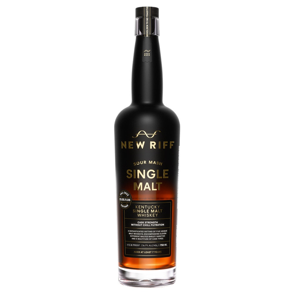 New Riff Sour Mash Kentucky Single Malt Whiskey | Free Shipping on orders $400+
