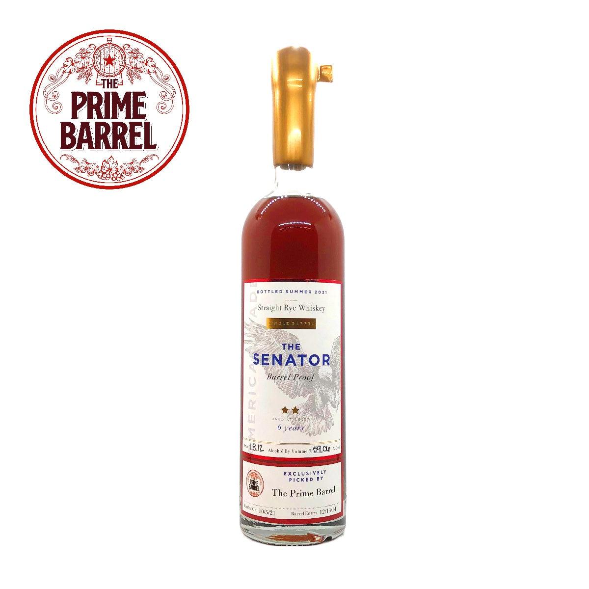 The Senator "Senate Struck" 6 Year Old Barrel Proof Straight Rye Whiskey The Prime Barrel Pick #28 - De Wine Spot | DWS - Drams/Whiskey, Wines, Sake
