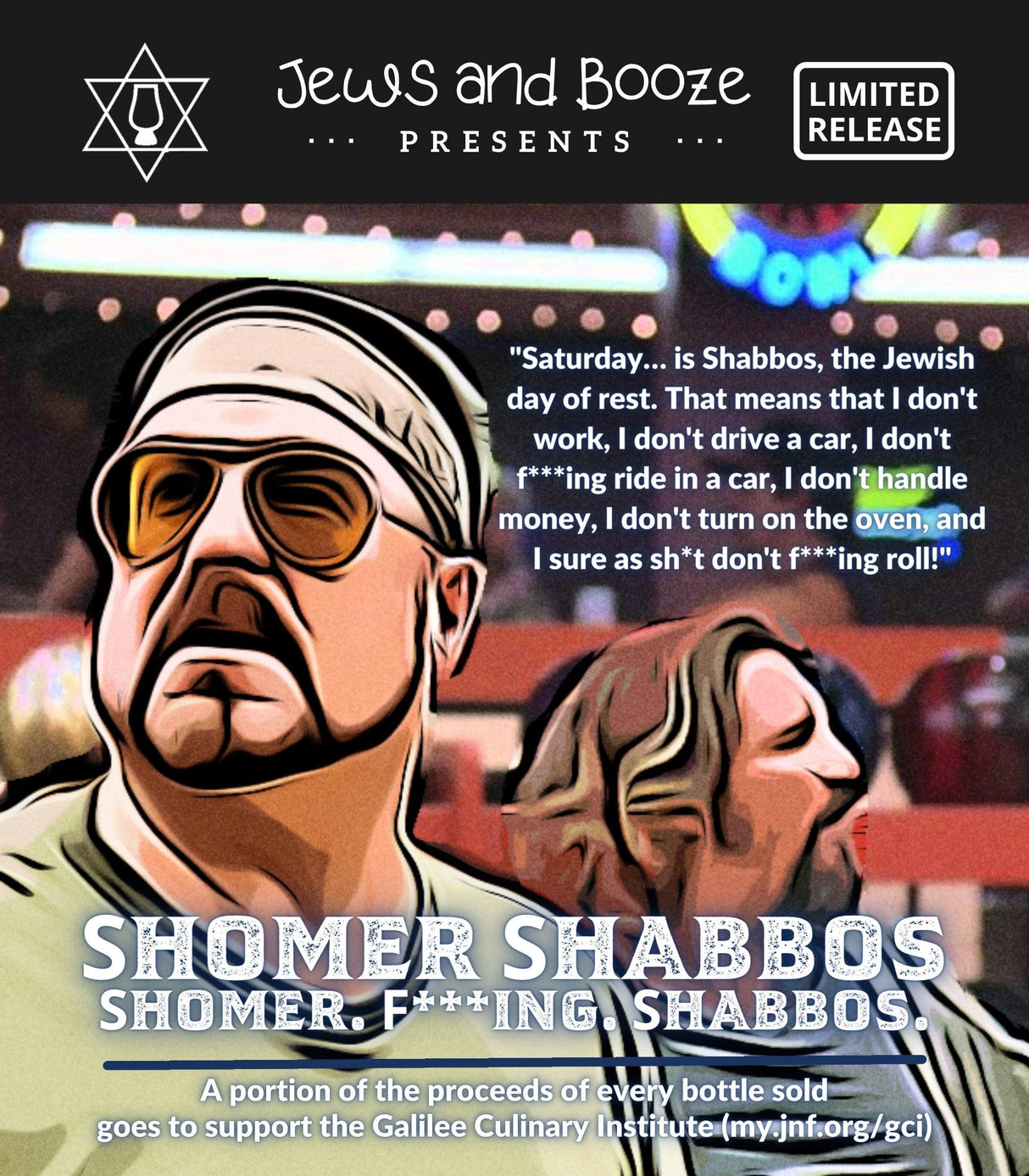Sagamore 7 Year Old Jews and Booze "The Big Lebowski" Single Barrel Rye Whiskey | Free Shipping on orders $400+