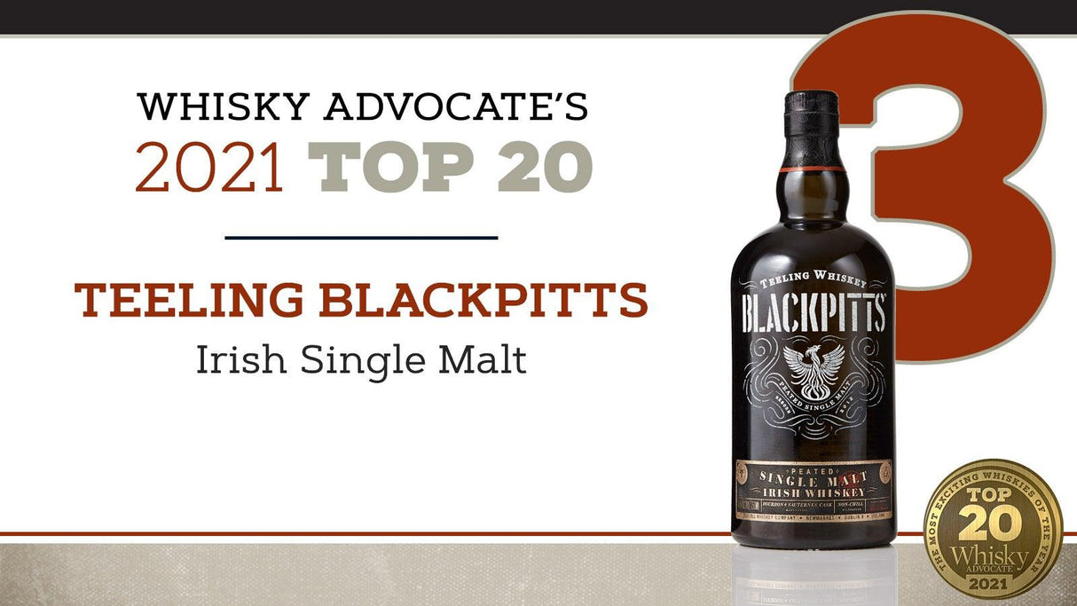 Teeling "Blackpitts" Peated Irish Single Malt Whiskey | Free Shipping on orders $400+