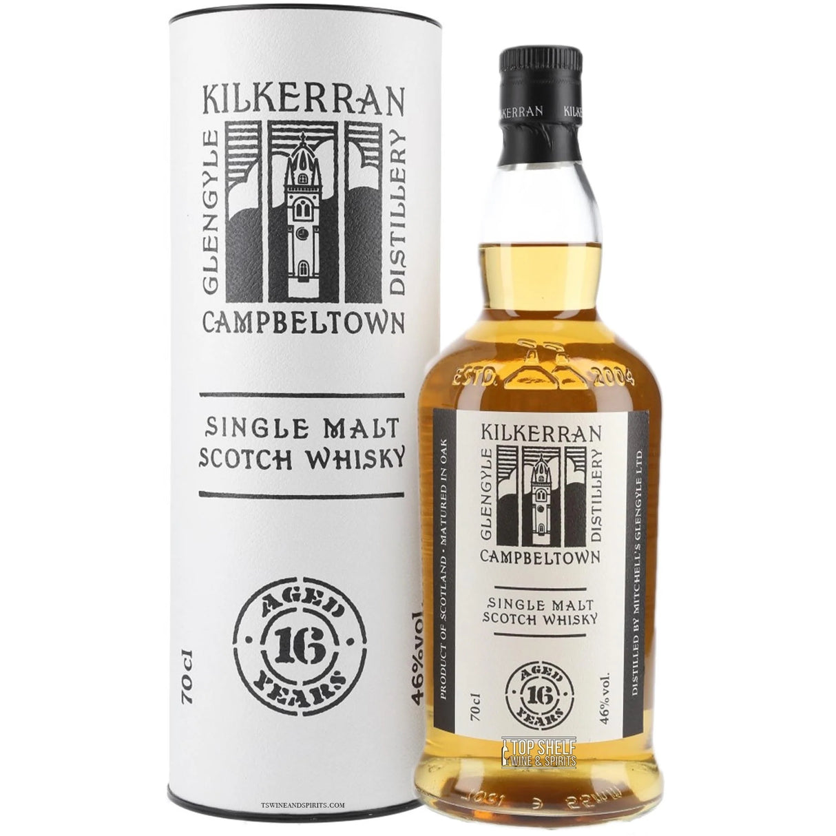Kilkerran 16 Years Old Single Malt Scotch Whisky | Free Shipping on orders $400+