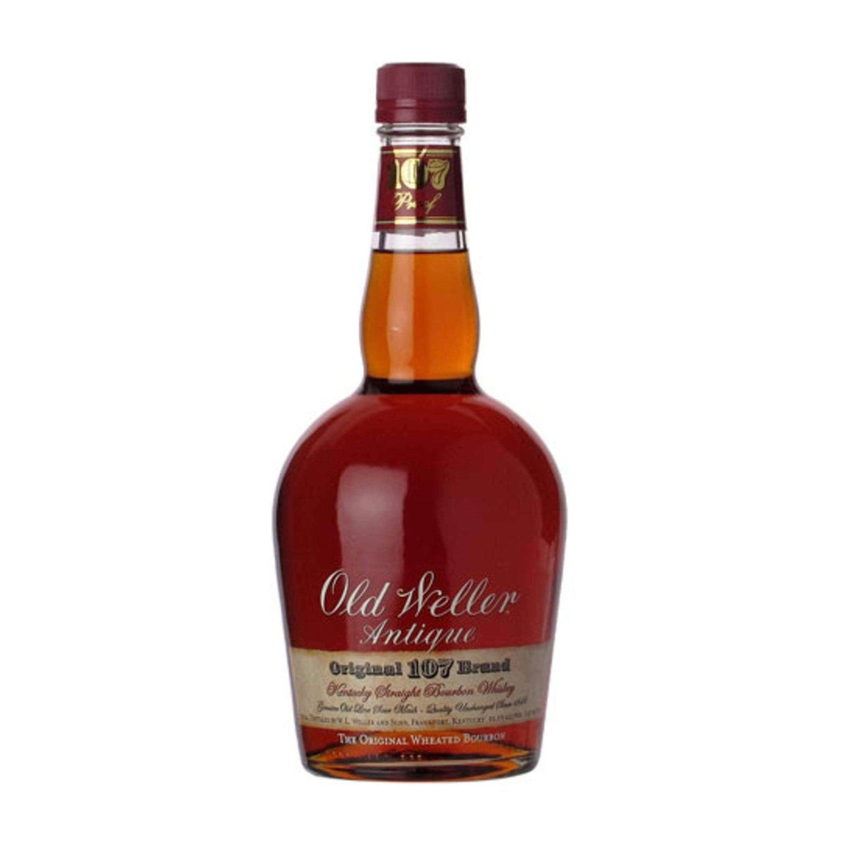 Old W. L. Weller Antique Original 107 Bourbon / Old Squat Bottle 2015 | Free Shipping on orders $400+