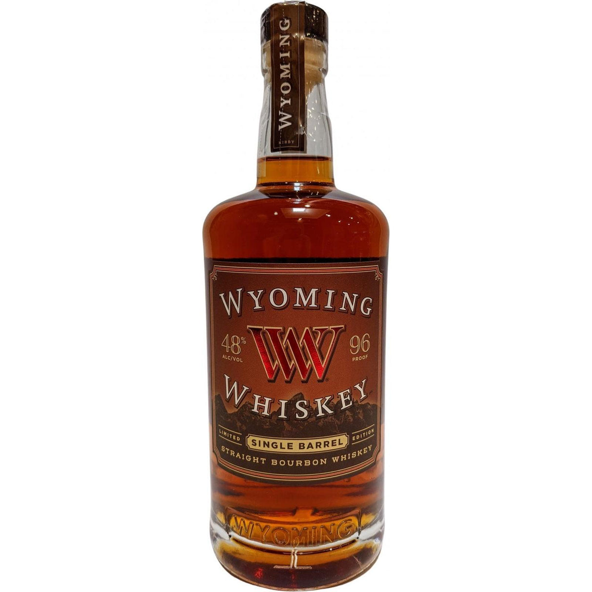 Wyoming Whiskey Single Barrel Straight Bourbon Whiskey | Free Shipping on orders $400+