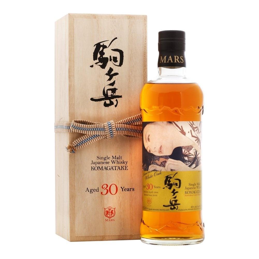 Mars Shinshu Distillery Komagatake 30 Years Old American White Oak Single Malt Japanese Whisky | Free Shipping on orders $400+