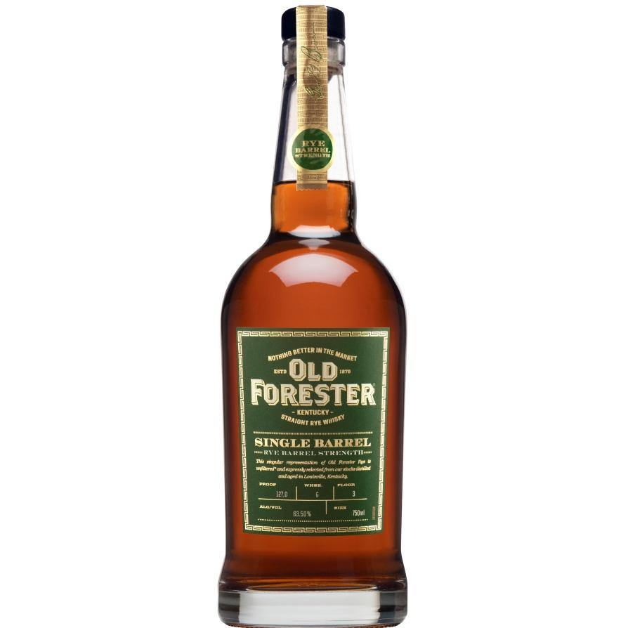 Old Forester Single Barrel Barrel Strength Kentucky Straight Rye Whisky | Free Shipping on orders $400+