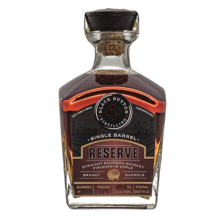 Black Button Distilling Single Barrel Straight Bourbon Whiskey Finished in Apple Brandy Barrels | Free Shipping on orders $400+