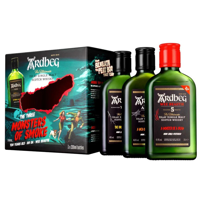 Ardbeg "Monsters Of Smoke" Gift Set | Free Shipping on orders $400+