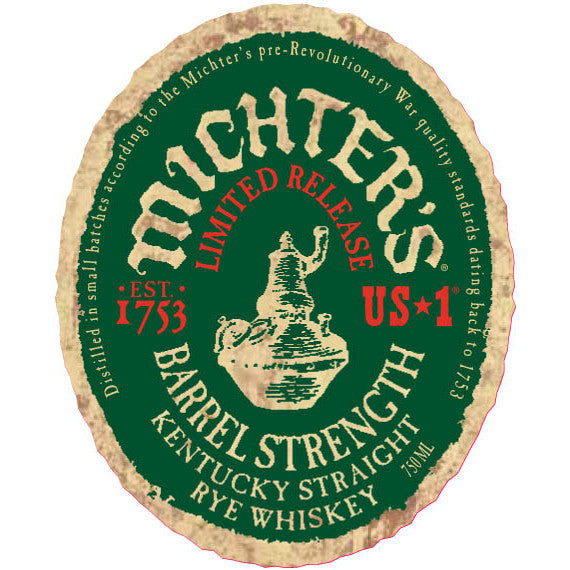 Michter's Barrel Strength Kentucky Straight Rye Whiskey | Free Shipping on orders $400+