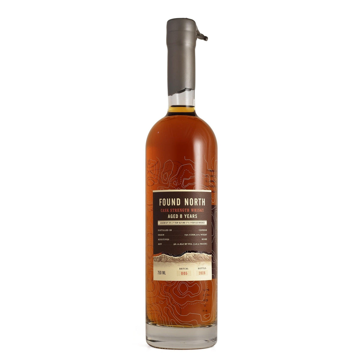 Found North 8 Year Old Wheated Cask Strength Whisky Batch 005 | Free Shipping on orders $400+