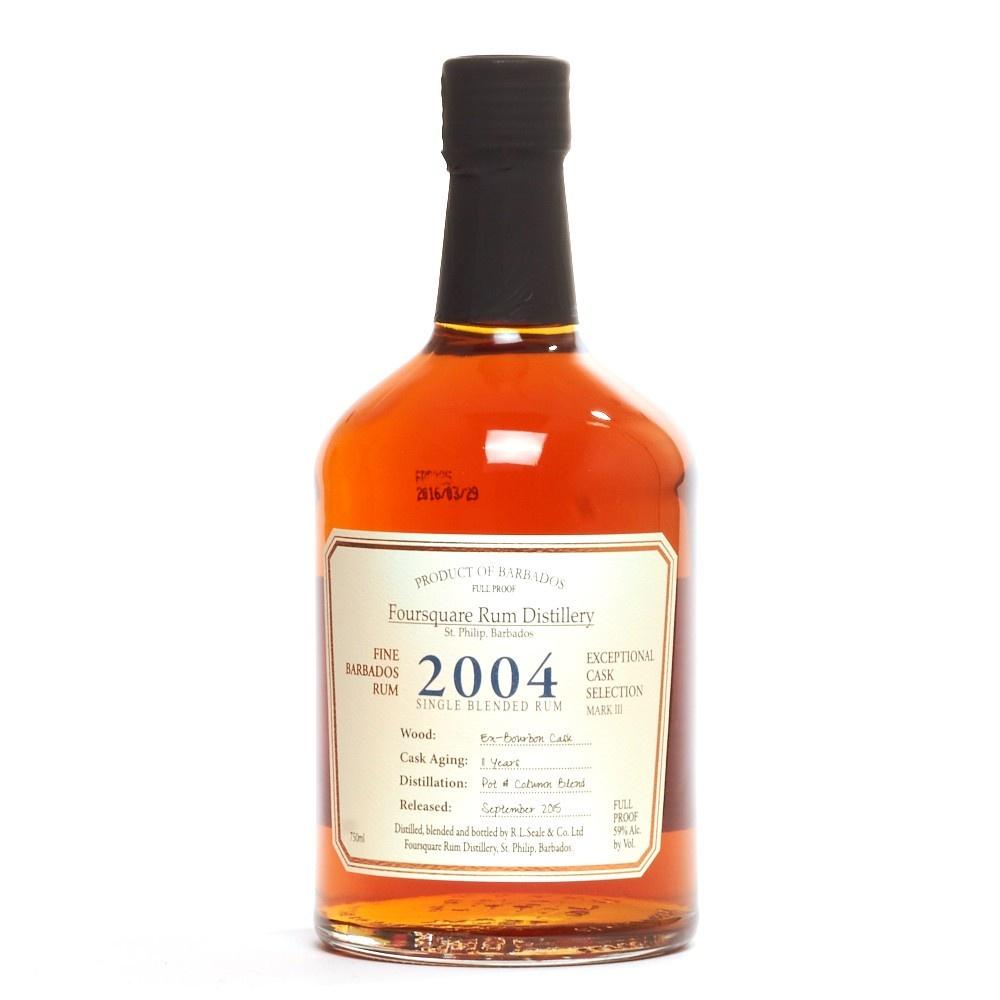 Foursquare Distillery Exceptional Cask Selection 2004 Single Blended Rum | Free Shipping on orders $400+