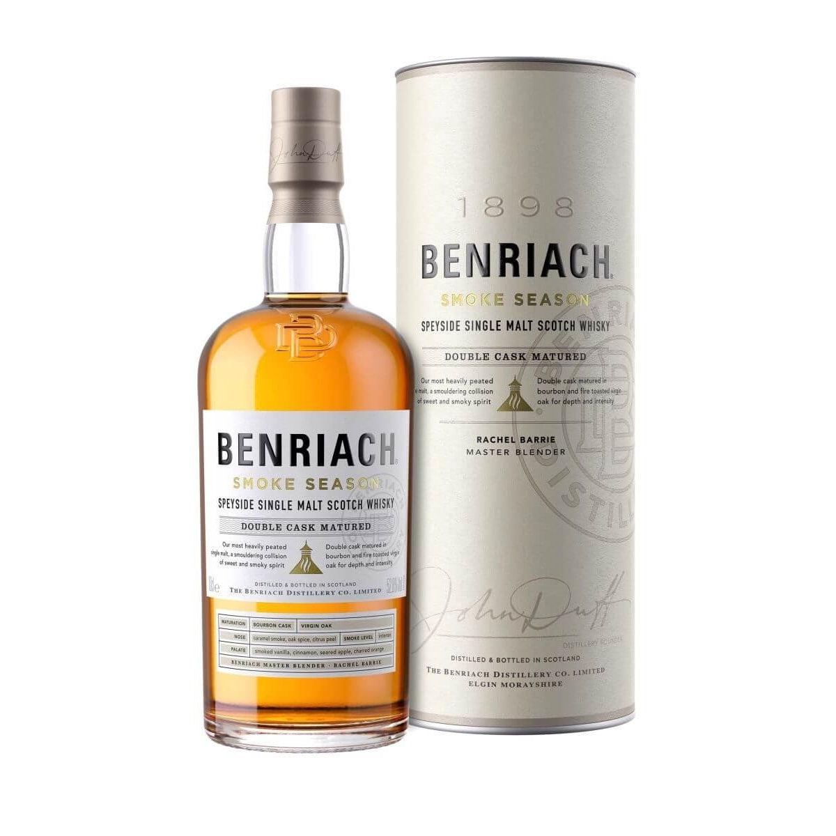 Benriach Smoke Season Double Cask Matured Speyside Single Malt Scotch Whisky | Free Shipping on orders $400+