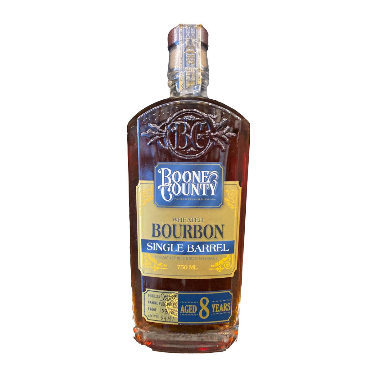 Boone County Distilling Co 8 Years Single Barrel Wheated Straight Bourbon Whiskey | Free Shipping on orders $400+