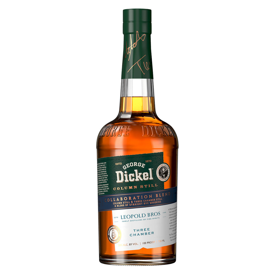 George Dickel x Leopold Bros Collaboration Blend Rye Whiskey | Free Shipping on orders $400+