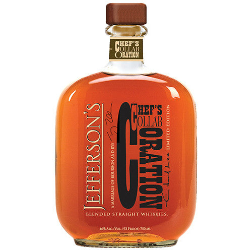 Jefferson's Chef's Collaboration Blended Straight Whiskey | Free Shipping on orders $400+