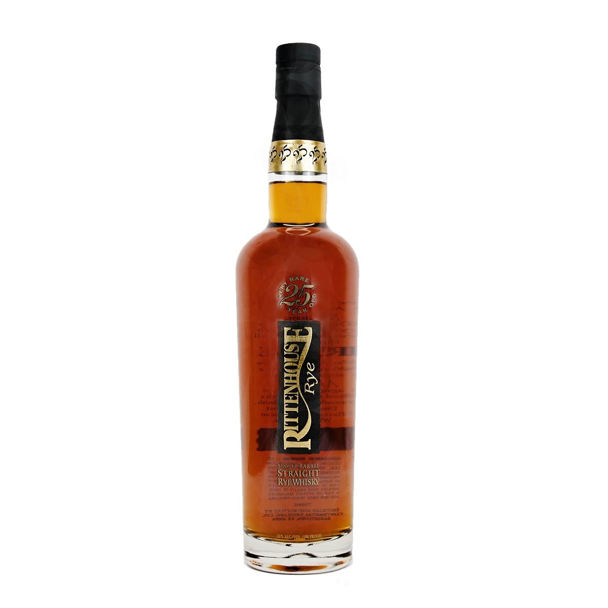 Rittenhouse Very Rare 25 Year Old 100 Proof Single Barrel Straight Rye Whiskey | Free Shipping on orders $400+