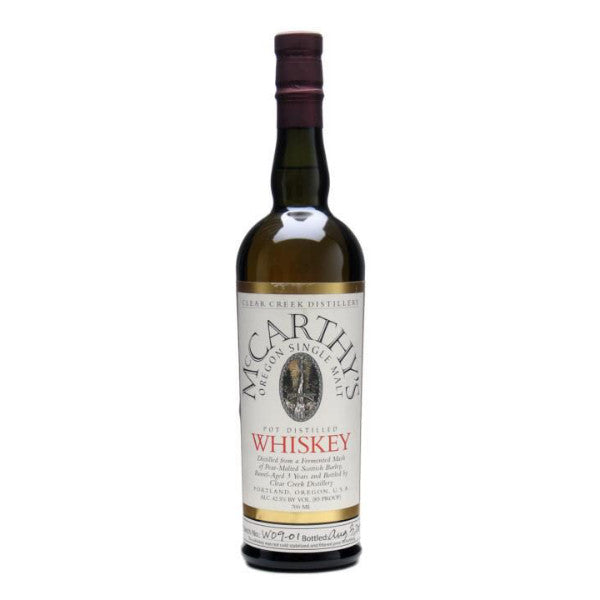 Clear Creek Distillery McCarthy's Oregon Single Malt Whiskey | Free Shipping on orders $400+