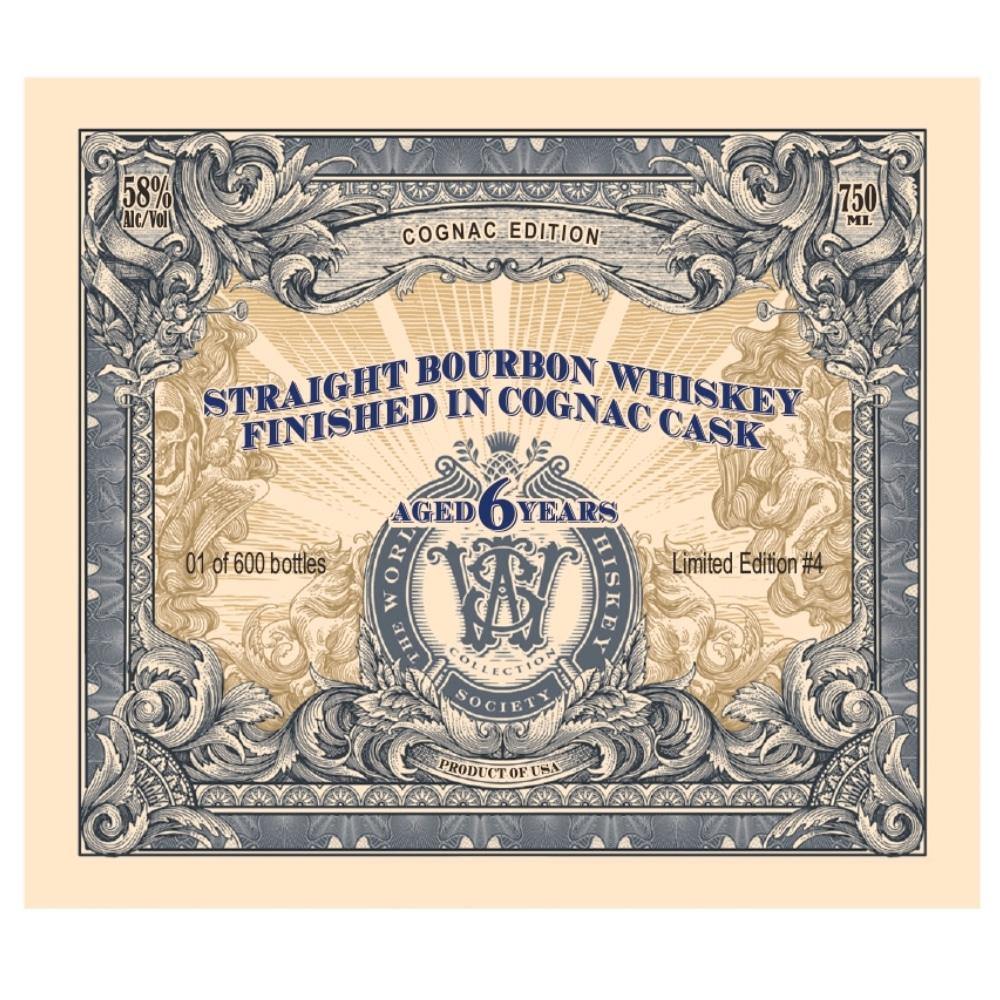 World Whiskey Society 6 Years Straight Bourbon Whiskey Finished in Cognac Cask | Free Shipping on orders $400+