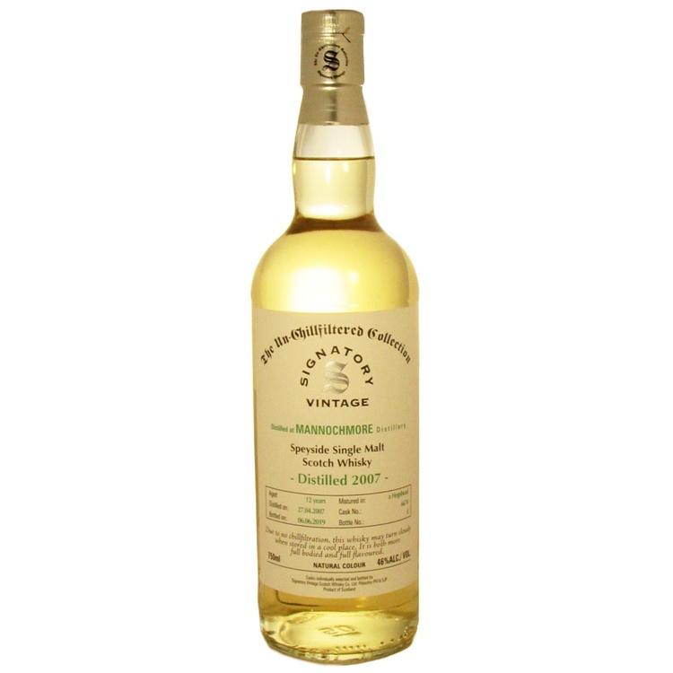 Mannochmore 12 yrs Unchillfiltered Signatory Single Malt Scotch Whisky | Free Shipping on orders $400+
