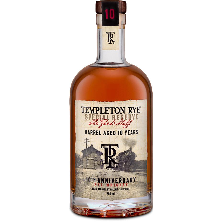 Templeton 10 Years Anniversary Rye Whiskey | Free Shipping on orders $400+