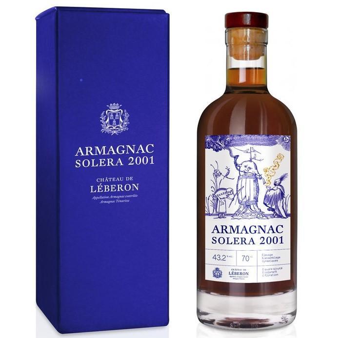 Chateau de Leberon 2001 Solera Single Cask Armagnac | Free Shipping on orders $400+