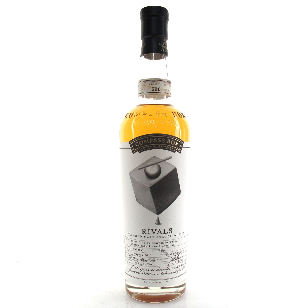Compass Box Rivals Blended Malt Scotch Whisky | Free Shipping on orders $400+