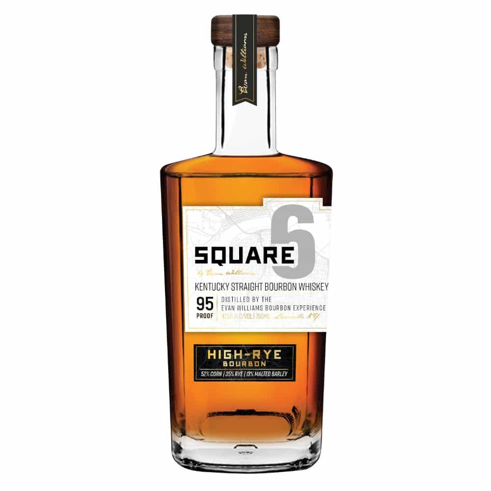 Evan Williams Square 6 Kentucky Straight Bourbon Whiskey | Free Shipping on orders $400+