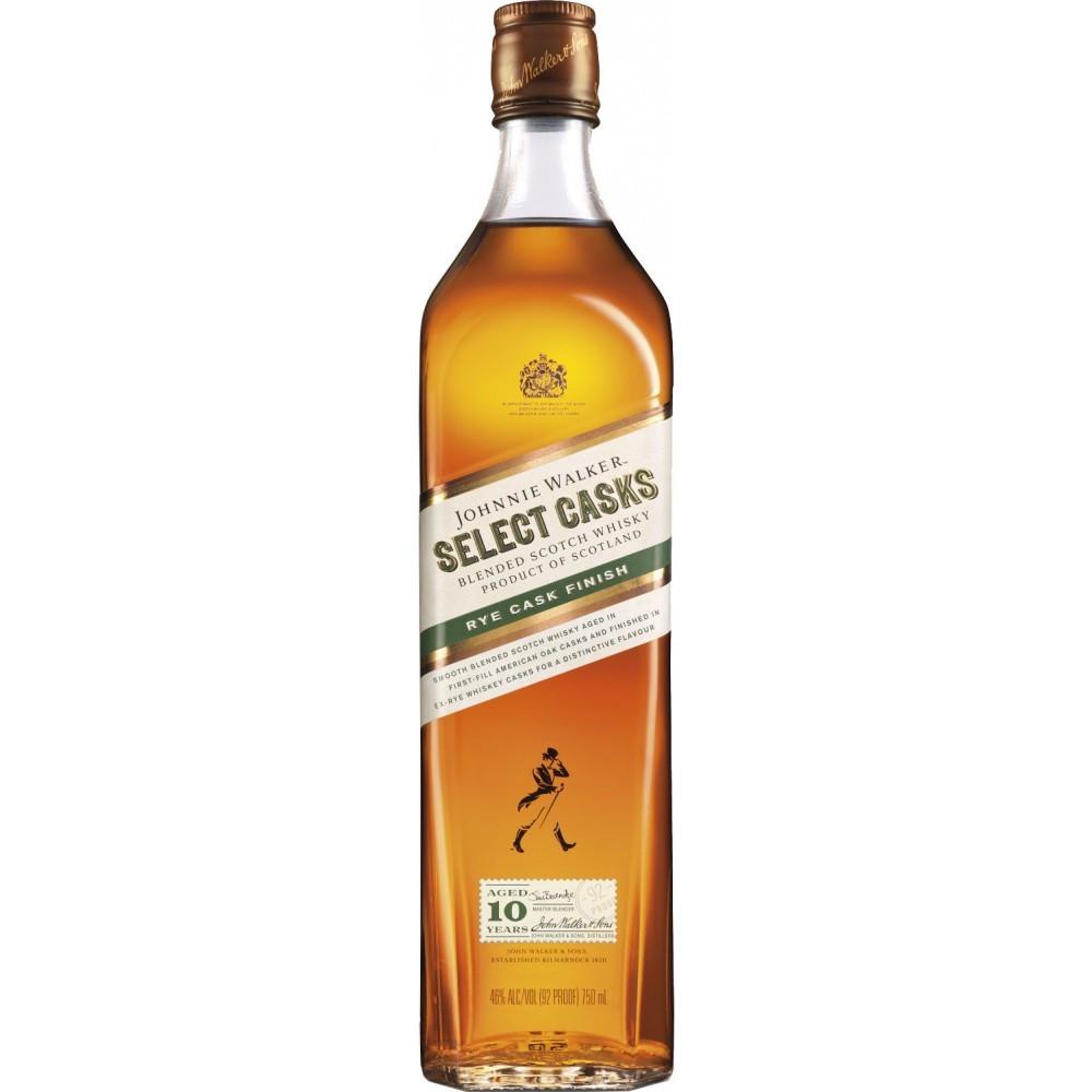 Johnnie Walker Select Casks 10 Yr Rye Finish Blended Scotch Whisky | Free Shipping on orders $400+