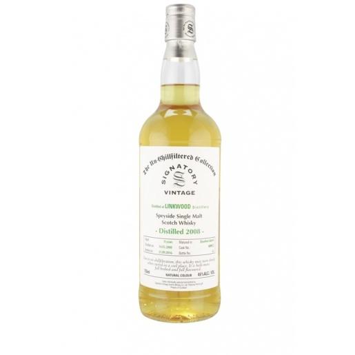 Linkwood 8 yrs Speyside Unchillfiltered Signatory Single Malt Scotch Whisky | Free Shipping on orders $400+