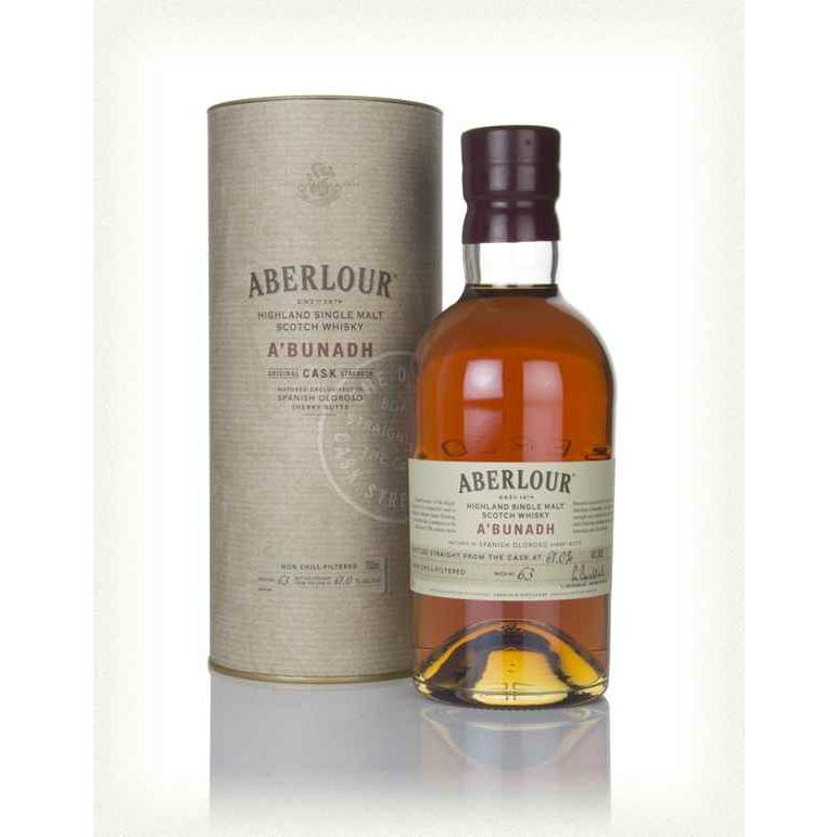 Aberlour A'Bunadh "Cask Strength" Highland Single Malt Scotch Whisky | Free Shipping on orders $400+