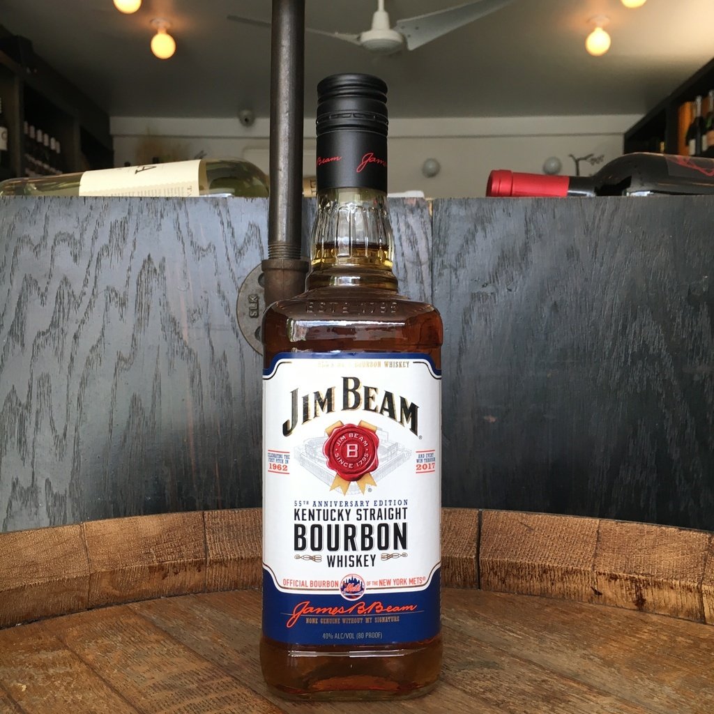 Jim Beam Mets Limited Edition Kentucky Straight Bourbon Whiskey | Free Shipping on orders $400+