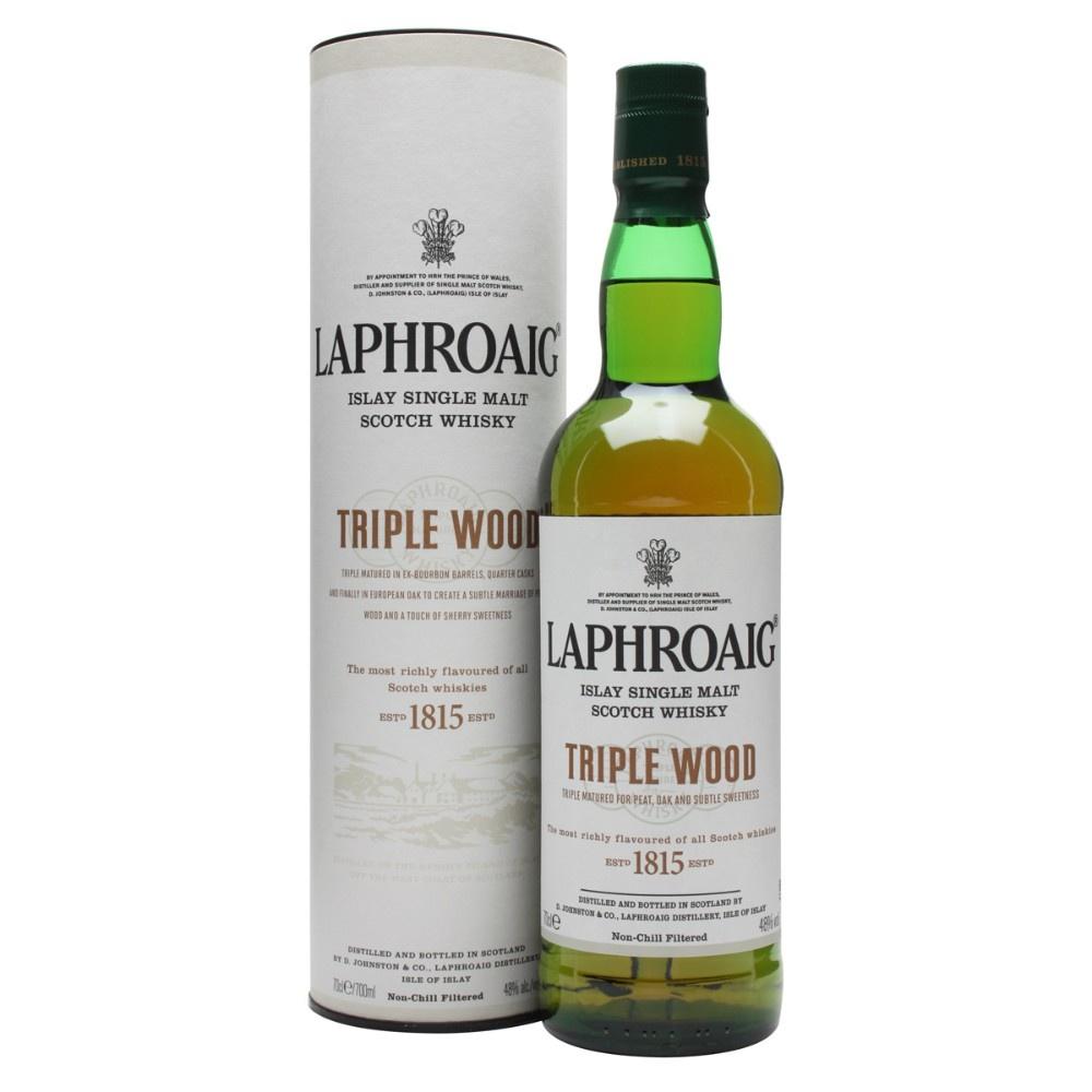 Laphroaig Triple Wood Islay Single Malt Scotch Whisky | Free Shipping on orders $400+