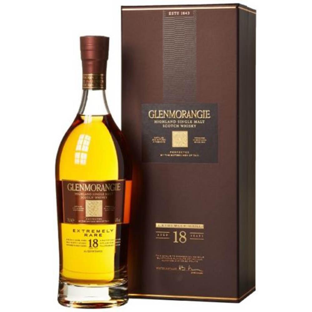 Glenmorangie 18 Year Old Extremely Rare Highland Single Malt Scotch Whisky | Free Shipping on orders $400+