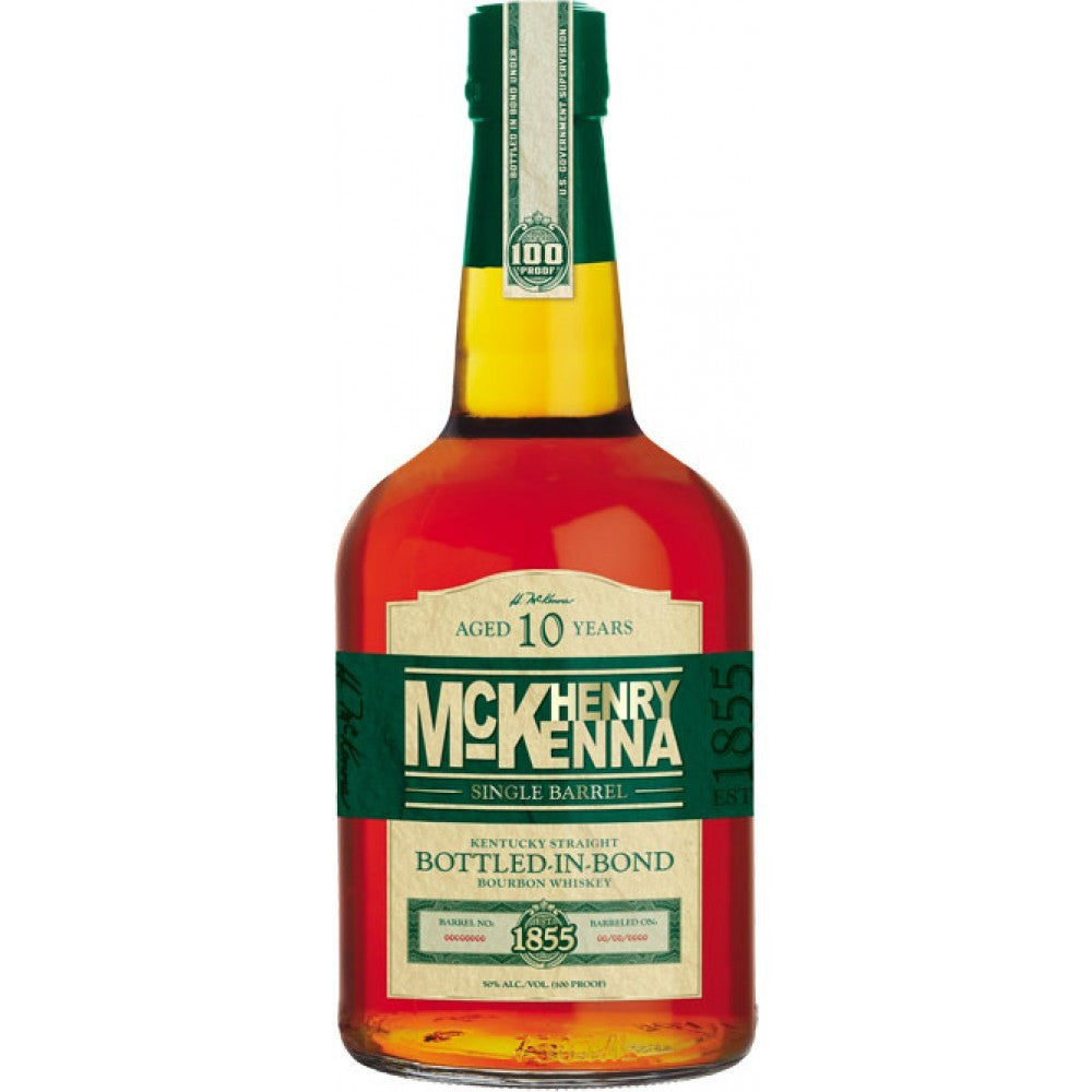 Henry Mckenna 10 Years Old Single Barrel Kentucky Straight Bourbon Whiskey | Free Shipping on orders $400+