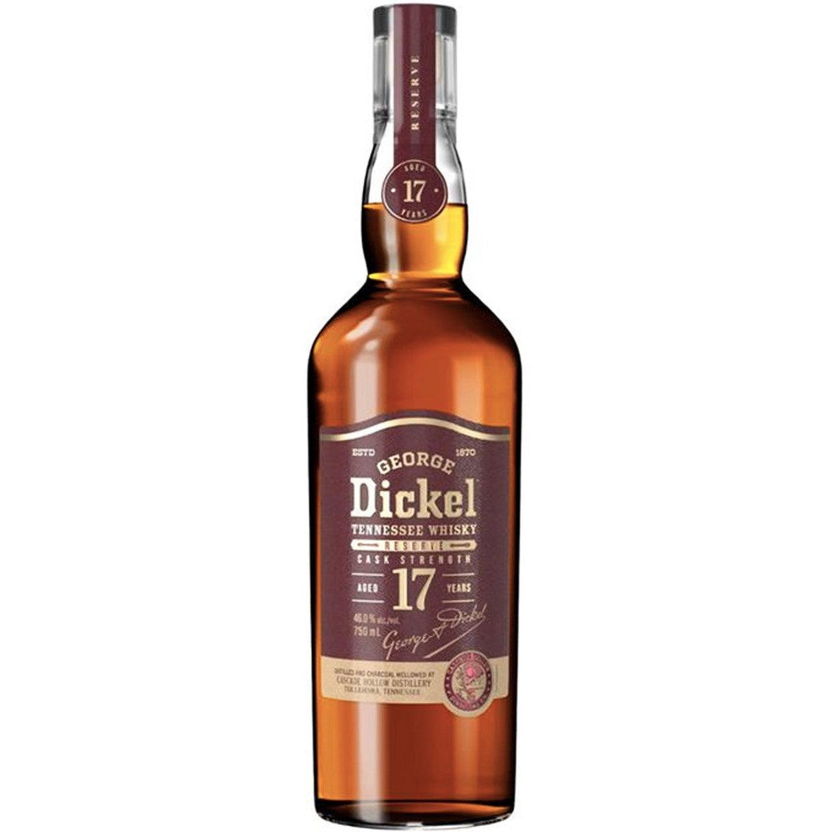 George Dickel 17 Year Old Cask Strength Tennessee Whiskey | Free Shipping on orders $400+