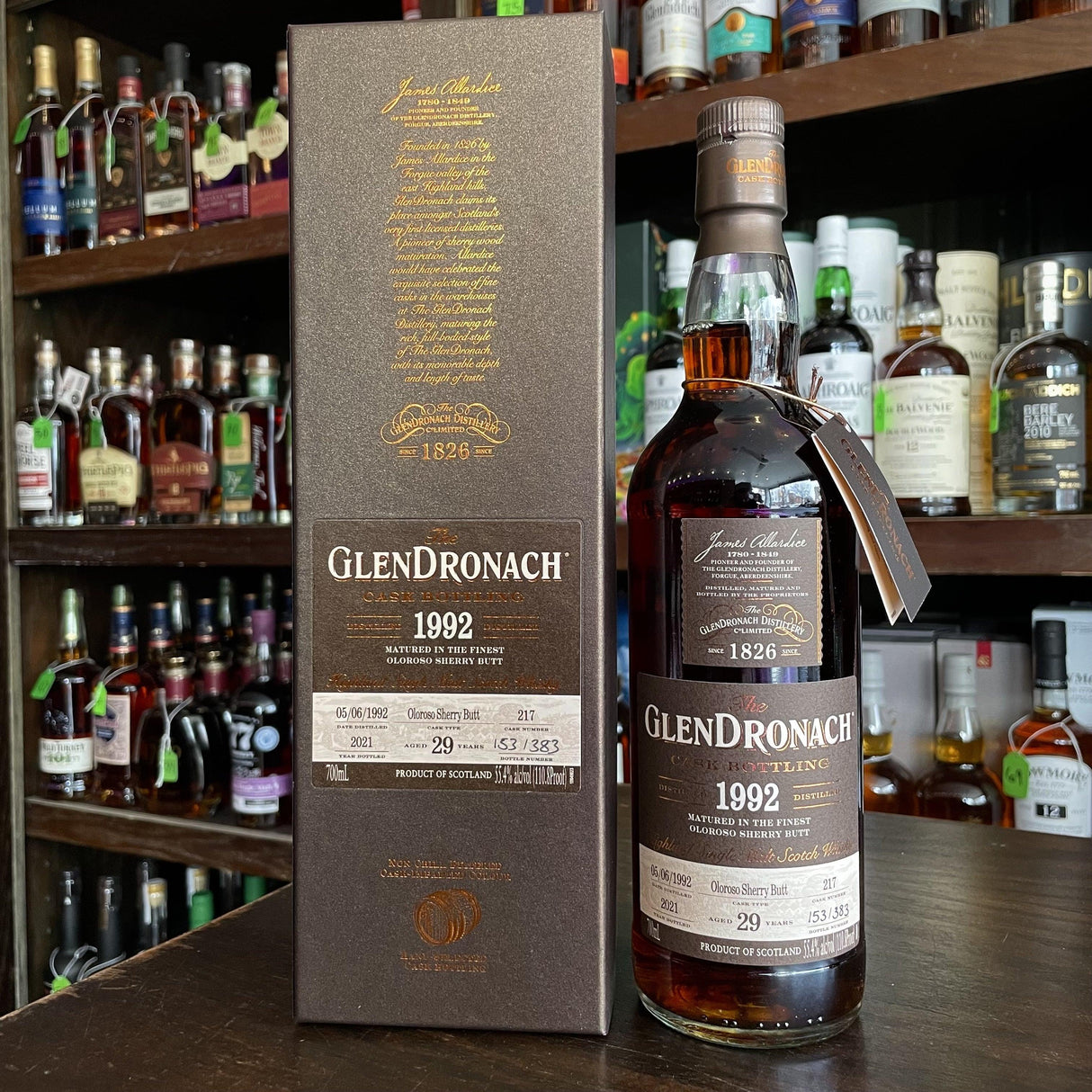 The Glendronach 1992 29 Year Oloroso Sherry Butt Cask | Free Shipping on orders $400+