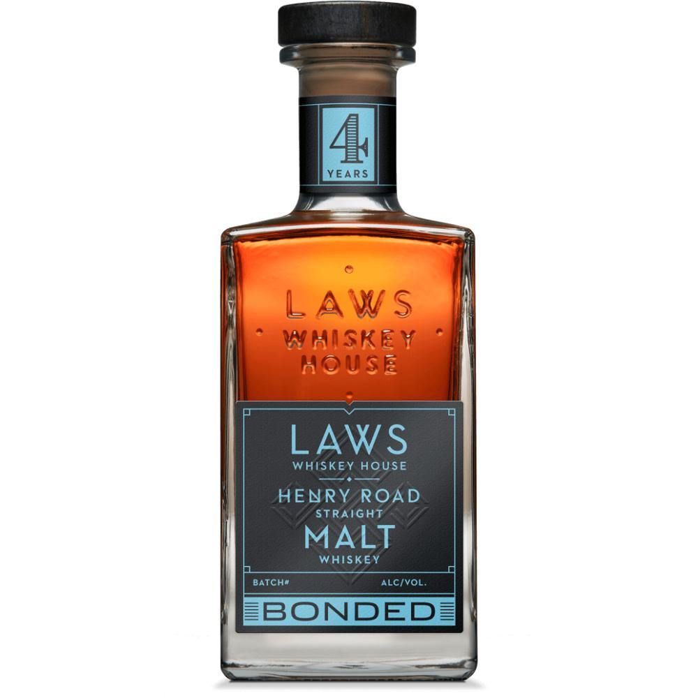 Laws Whiskey House Henry Road Straight Bonded Malt Whiskey | Free Shipping on orders $400+