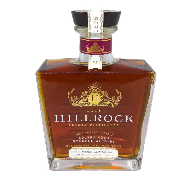 Hillrock Estate Distillery Solera Aged Barrel Proof Breaking Bourbon "Hudson Confidential" Pick | Free Shipping on orders $400+