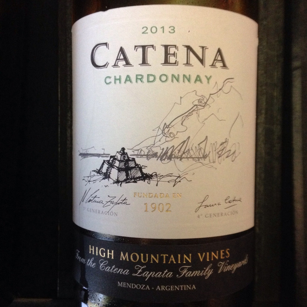 Bodega Catena Zapata High Mountain Vines Chardonnay | Free Shipping on orders $400+