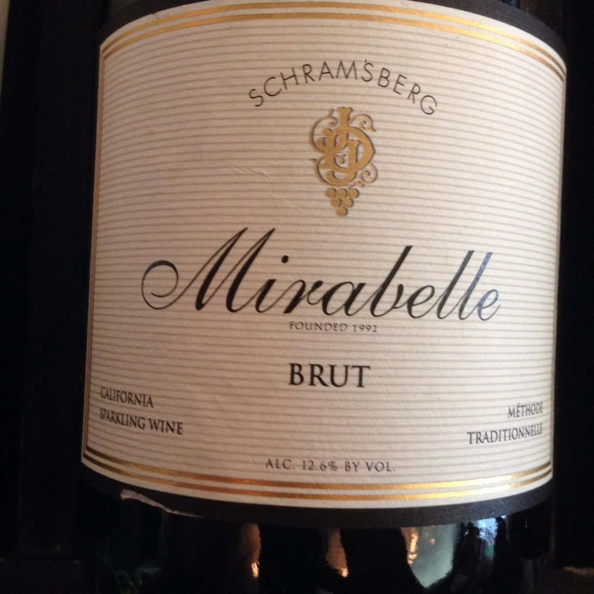 Schramsberg Vineyards Mirabelle Brut | Free Shipping on orders $400+