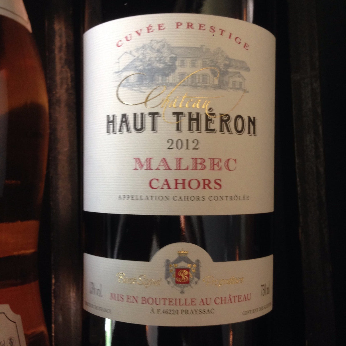 Chateau Haut Theron Cuvee Prestige Cahors Malbec | Free Shipping on orders $400+