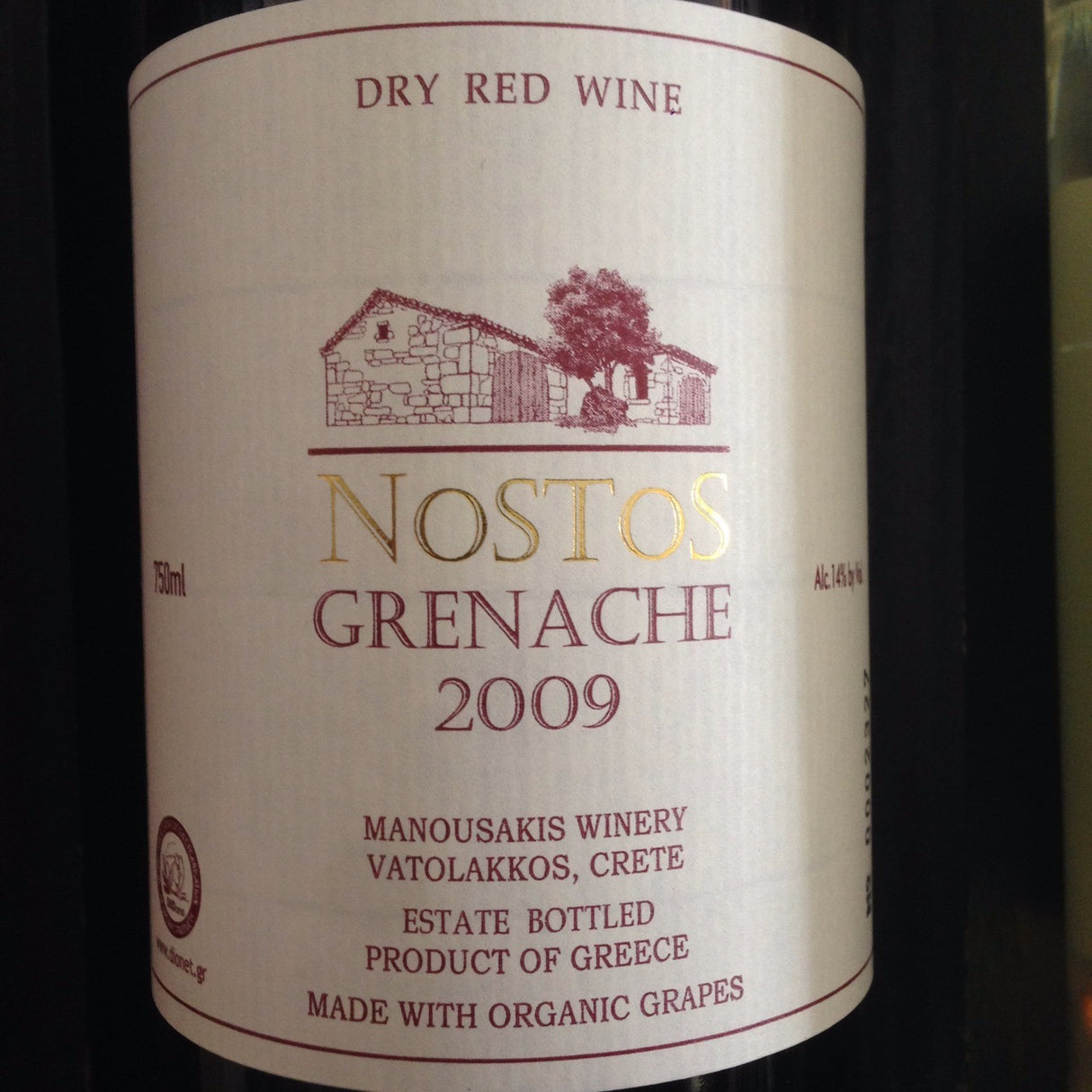 Manousakis Nostos Grenache | Free Shipping on orders $400+