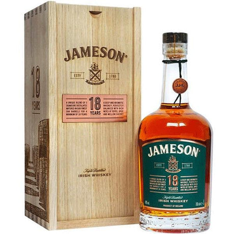Jameson 18 Years Old Irish Whiskey - De Wine Spot | DWS - Drams/Whiskey, Wines, Sake