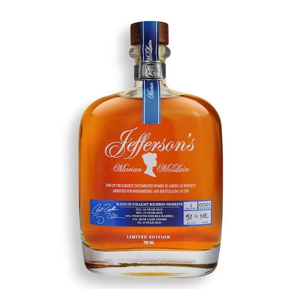 Jefferson's Marian McLain Limited Edition Blend of Straight Bourbon Whiskeys | Free Shipping on orders $400+