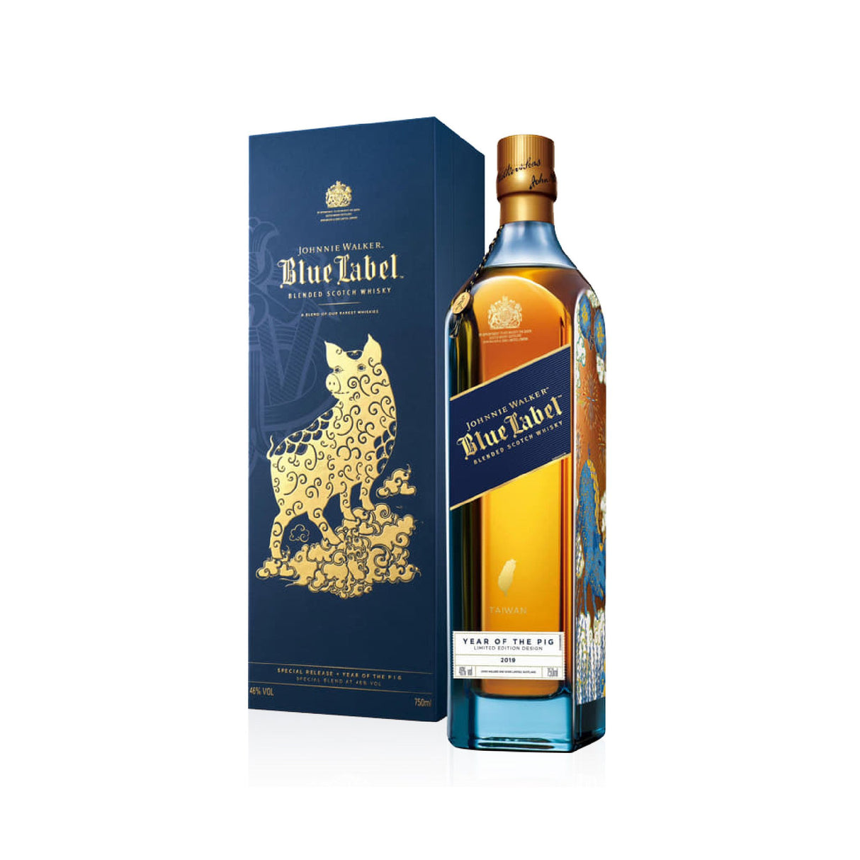 Johnnie Walker Blue Label Year of The Pig Scotch Whisky | Free Shipping on orders $400+